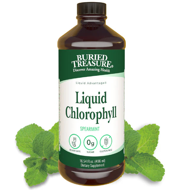 Liquid Chlorophyll 100 mg Chlorophyll Energy Support & Detox - 16 servings