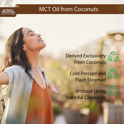 MCT Oil – Keto and Vegan MCTs C8, C10, C12 from Coconuts. Fatty Acid Brain & Body Fuel, Flavorless, Perfect in Coffee, Tea & Protein Shakes 96 Servings