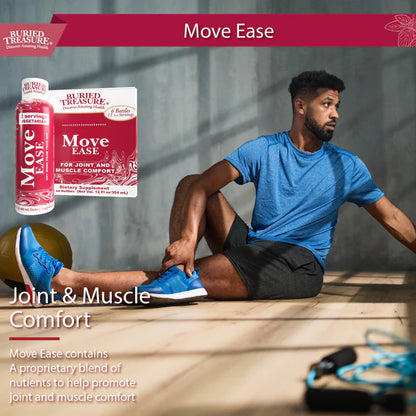 Move Ease Joint Support - Lancone® Formula - Supports Flexibility & Mobility - Eases Mild Discomfort - Supports Joint Health - 2 oz, 12 Servings per Box