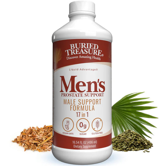 Men’s Prostate Formula – Supports Prostate Health with Saw Palmetto, Stinging Nettle, Pygeum, Selenium, Zinc, and More – Non-GMO, Gluten-Free, 16 fl oz