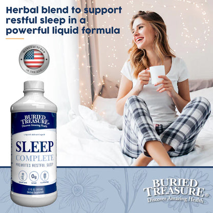 Sleep Complete Sleep Supplement with Melatonin Now with 0g sugar, 16 servings