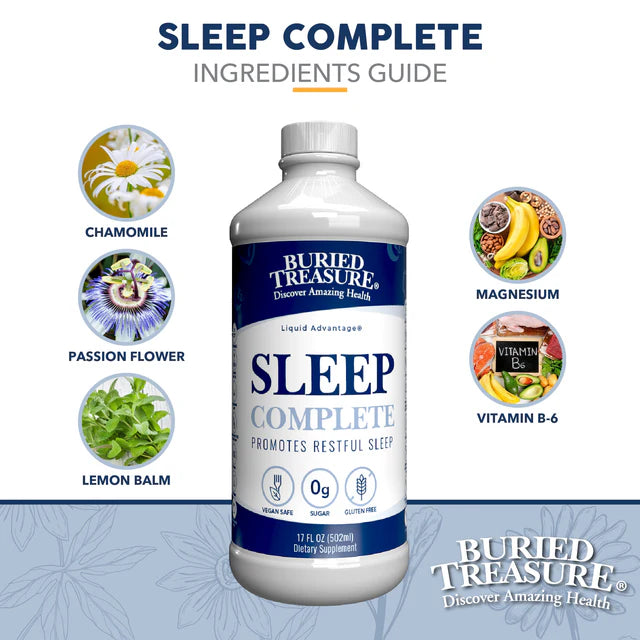 Sleep Complete Sleep Supplement with Melatonin Now with 0g sugar, 16 servings