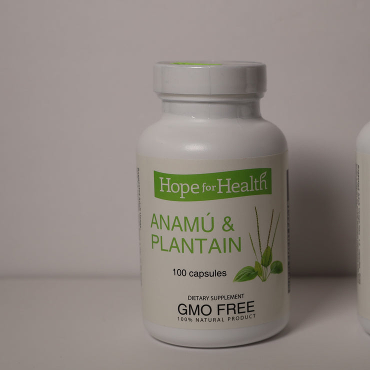 Hope For Health Anamu & Plantain 100 Capsules